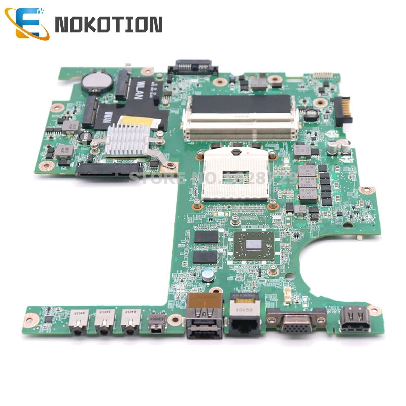 NOKOTION CN-04DKNR 04DKNR DA0FM9MB8D1 основная плата для Dell Studio 1558 материнская плата для ноутбука HM55 DDR3 Бесплатный процессор