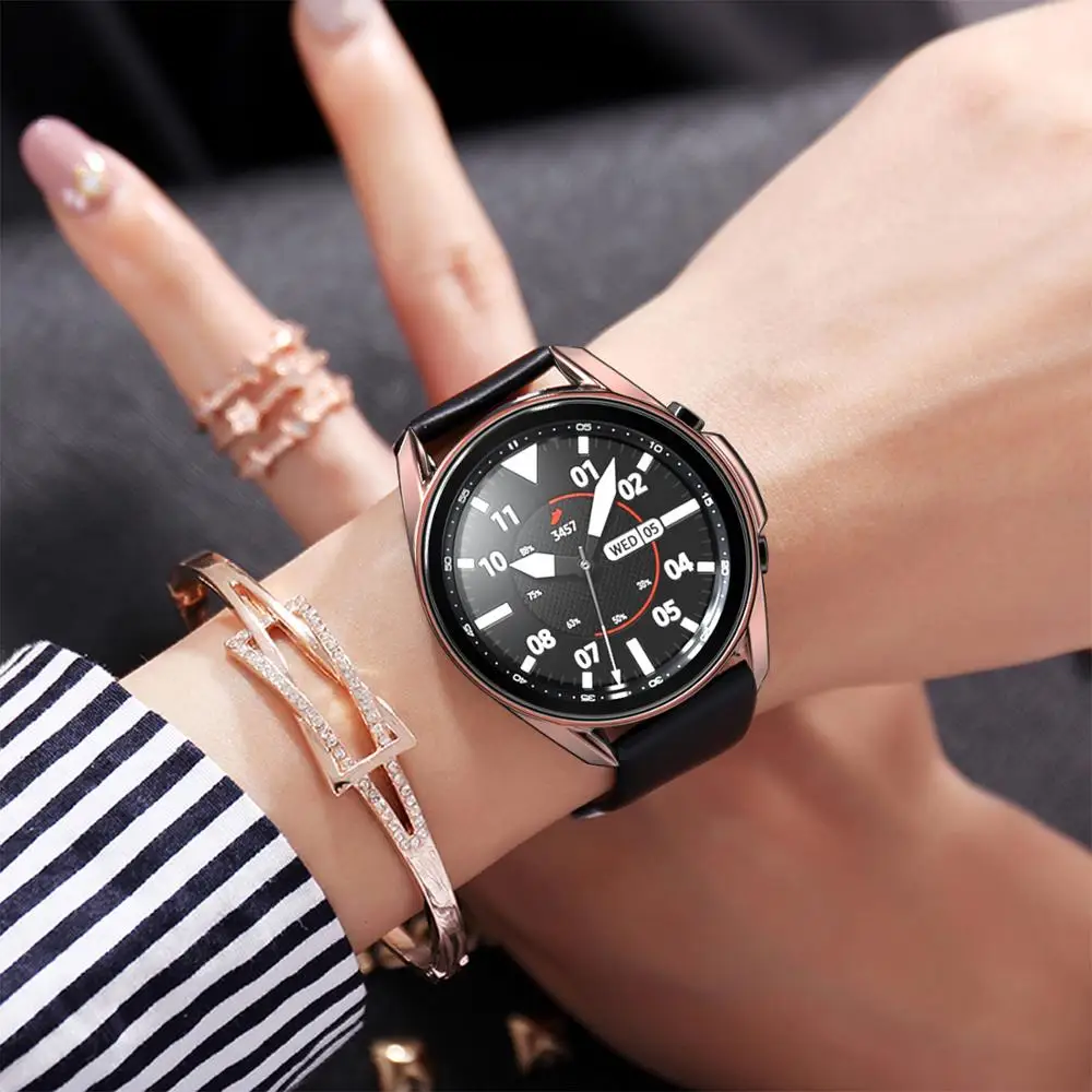 

Tpu Case For Galaxy Watch 4 45mm 41mm Silicone Protect Watchcase For Samsung Galaxy Watch 3 45mm 41mm Accessories Cover Bumber