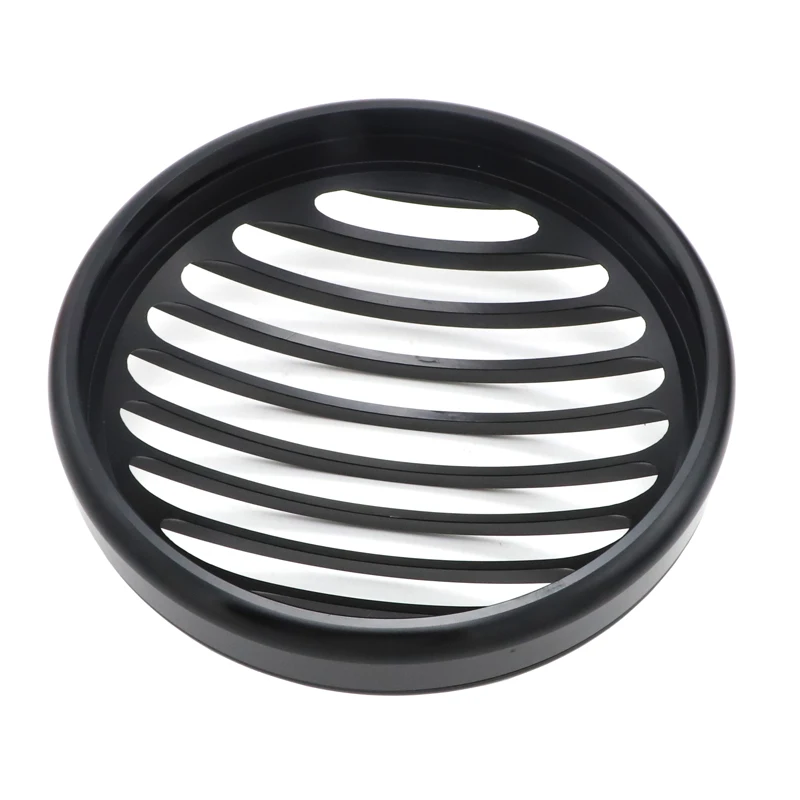 

Motorcycle 5 3/4" Aluminium Black Headlight Grill Cover Kit Fits For Harley Sportster 883 XL1200 From 2004 To 2014 Iron New