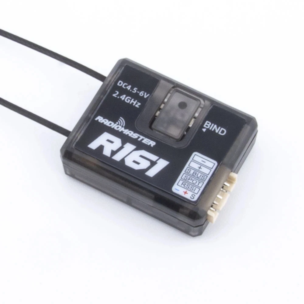 

Мини-приемник Radiomaster 2,4G R161 16CH D16 для радиопередатчиков TX16S SE Jumper T18 Frsky X9D X-lite