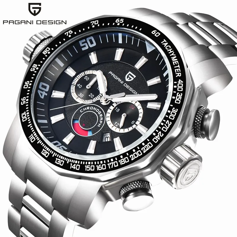 Топ люксовый бренд PAGANI Дизайн Спортивные часы Reloj Hombre военные водонепроницаемые