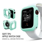 Чехол для часов Duoteng, чехол для Apple Watch 5 4 3 2 1 40 мм 44 мм, мягкий силиконовый чехол для iWatch Series 5 42 мм 38 мм, защитный чехол