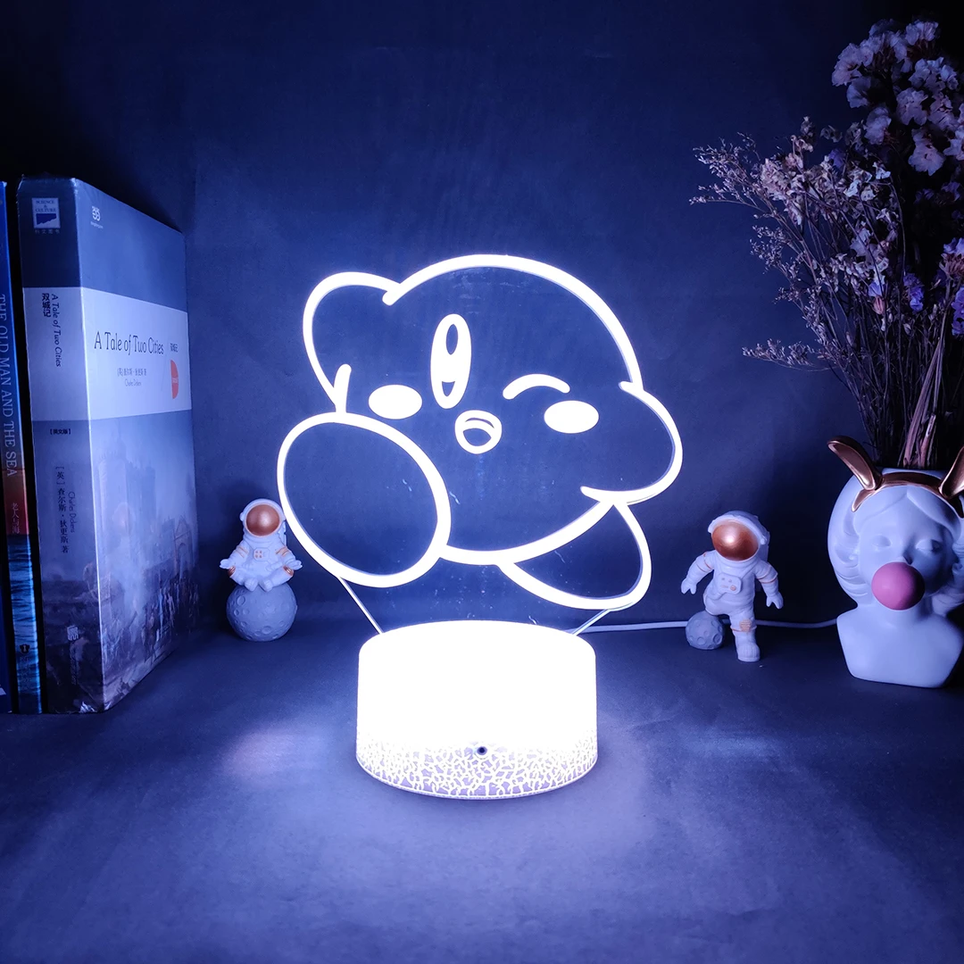

Nintendo Game Cute Baby Bedroom Night Light 3D Illusion Desktop TV PC Backlight Gaming Room Setup Lighting Decoration Gift Lamp