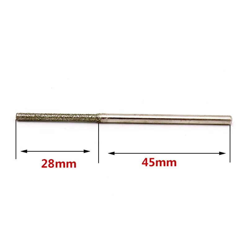 10 шт. 1 0-2 5 мм сверла алмазная шлифовальная головка набор сверл шлифовальный