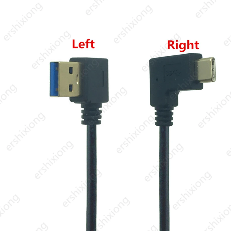 5 GBP/s вверх и вниз налокотник дизайн USB 3 1 C Type к 0 левый правый угол кабель м фута c