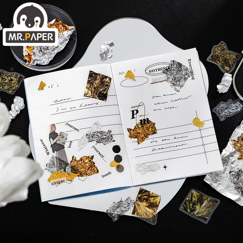 Mr.Paper 4 DesignInfeel.Me Паровая фантазия серия PET стикер пакет DIY проект альбом дневник