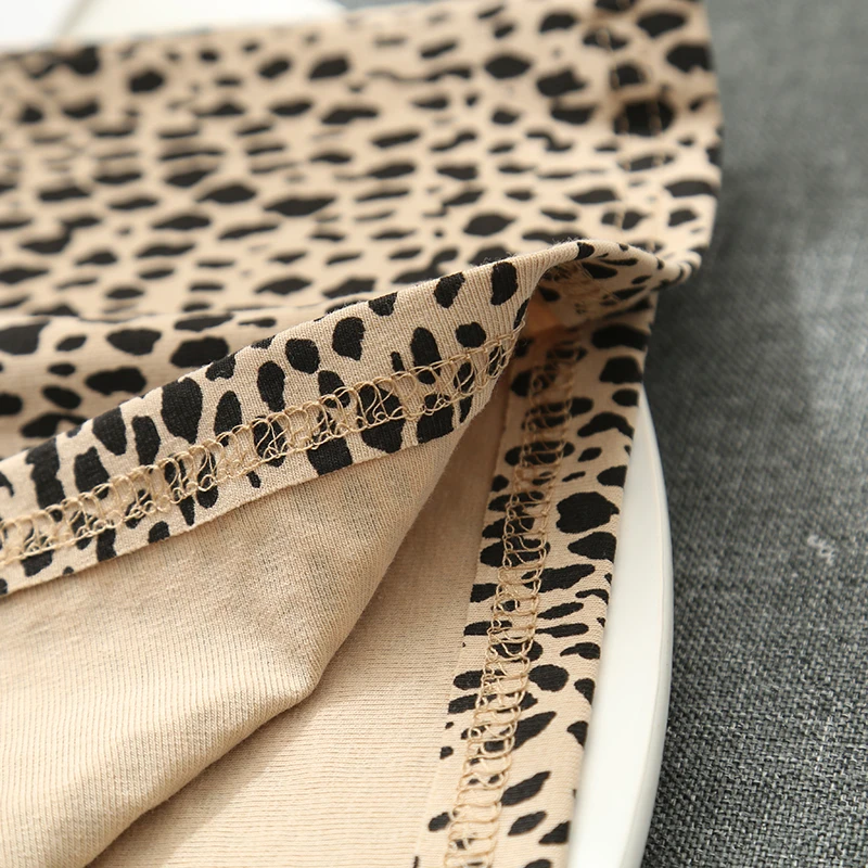 Мини юбка bomb леопардовой расцветки для девочек элегантная летняя хлопковая в