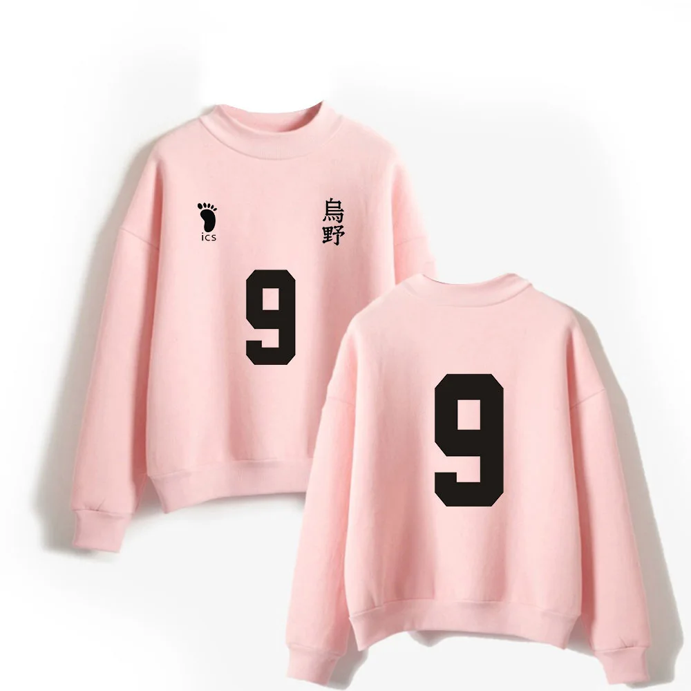 

Японский аниме Karasuno волейбольный клуб для старшей школы Haikyuu свободный свитер для женщин/девочек Kpop с длинным рукавом зимняя хлопковая водо...