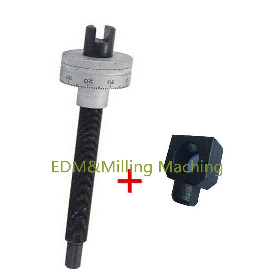 

1Set High Quality Bridgeport Milling Machine Micro Feed Scale Rod+Stop Knob Vertical Mill Tool B161-164 About 210mm Durable New