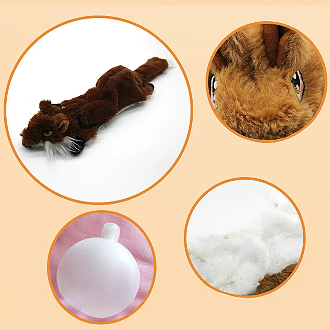 Симпатичные плюшевые игрушки писк питомца в форме животного волк Мягкое