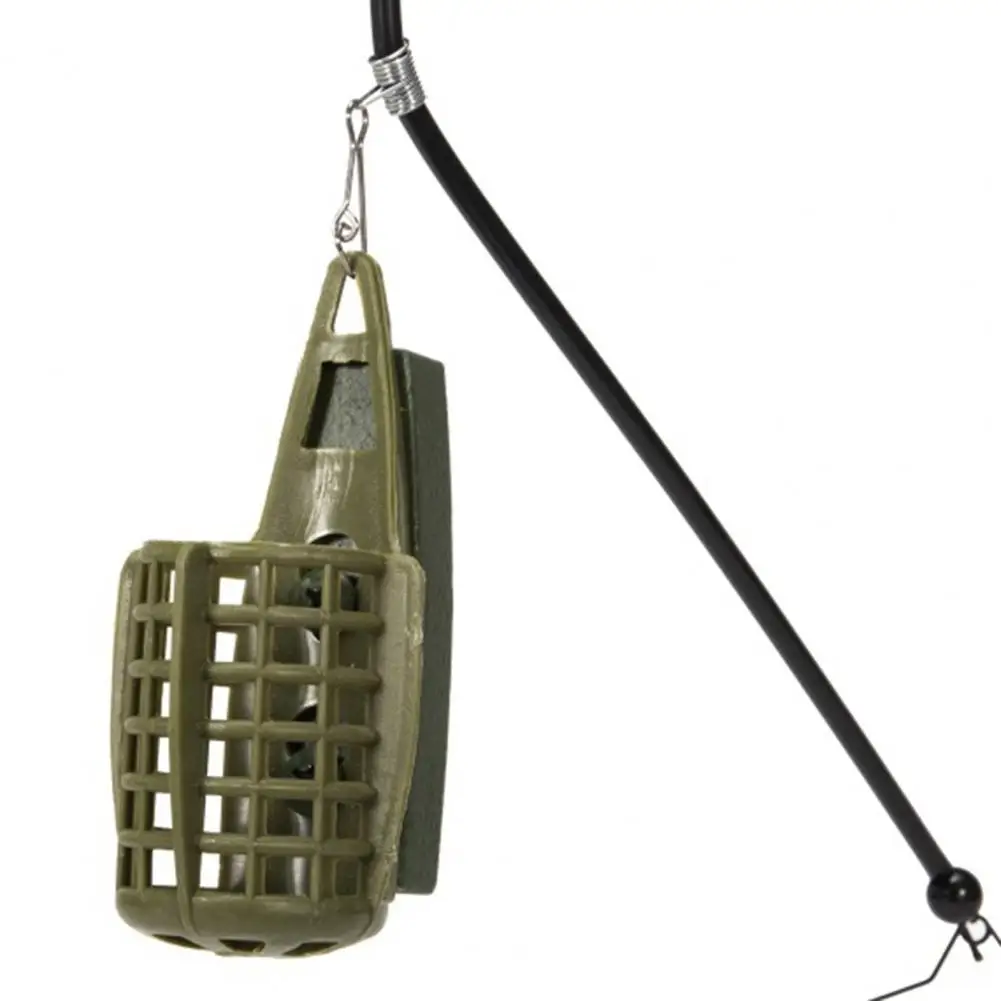 

1 Set Lightweight Fishing Feeder Hollow Grid High Strength ABS Fishing Bait Cage for Angling