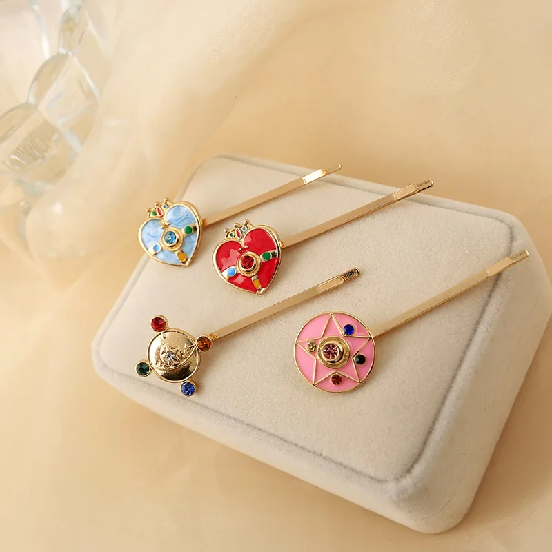 Sansummer 2019 Новинка Горячая Мода девушка мультфильм сердце стразы мечта личность