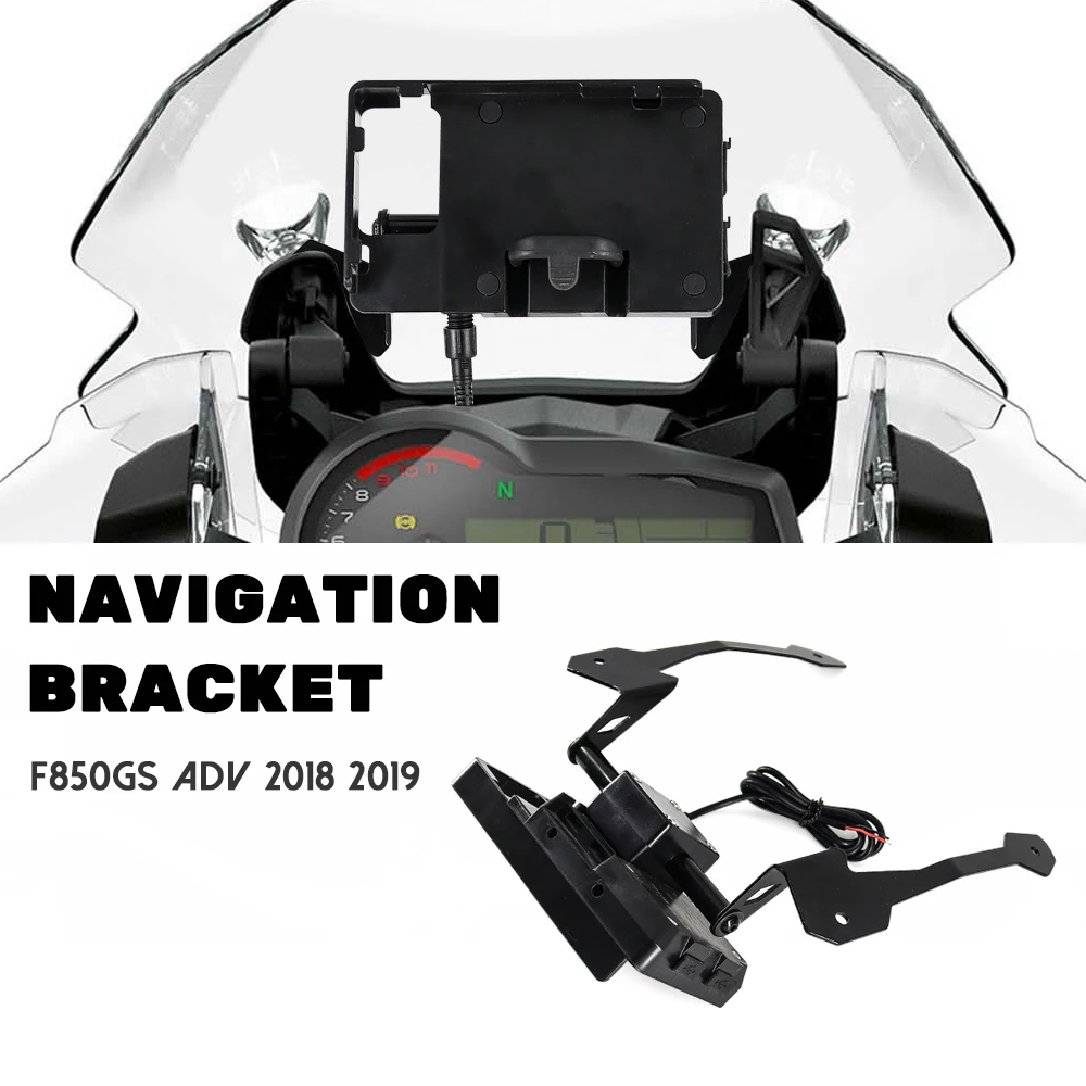 

For BMW F850GS ADV F 850 GS Adventure F850GS Motorcycle windshield Stand Holder Phone Mobile Phone GPS Navigation Plate Bracket