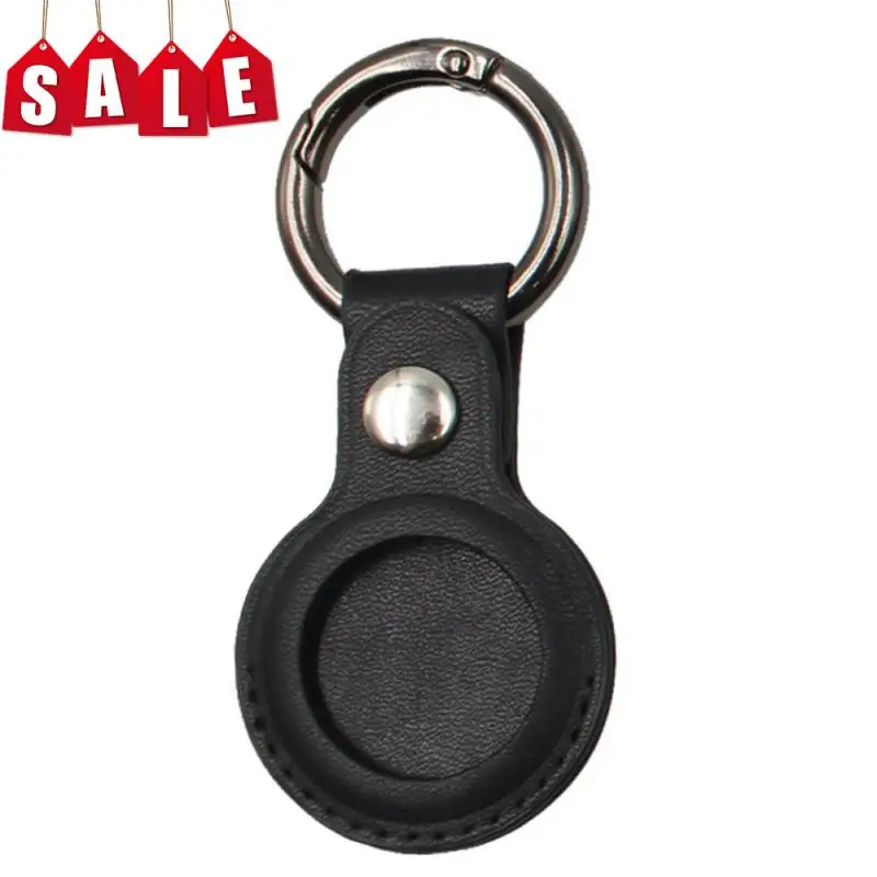 

Protective Cover For AirTag Shockproof Leather Case Shell Location Tracker Protector For AirTags Bluetooth Tracker Accessories