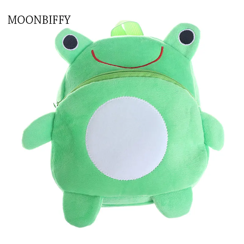 

Mini Cartoon Frog School Bag Baby Backpack Mochila Children's School Bags Kids Plush Backpack for Birthday Christmas Gift