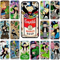 richie rich dollar sign statue personalised pattern soft tpu covers cases for iphone 5 6 7 8 6s 11 plus 5s se 2020 11pro capa
