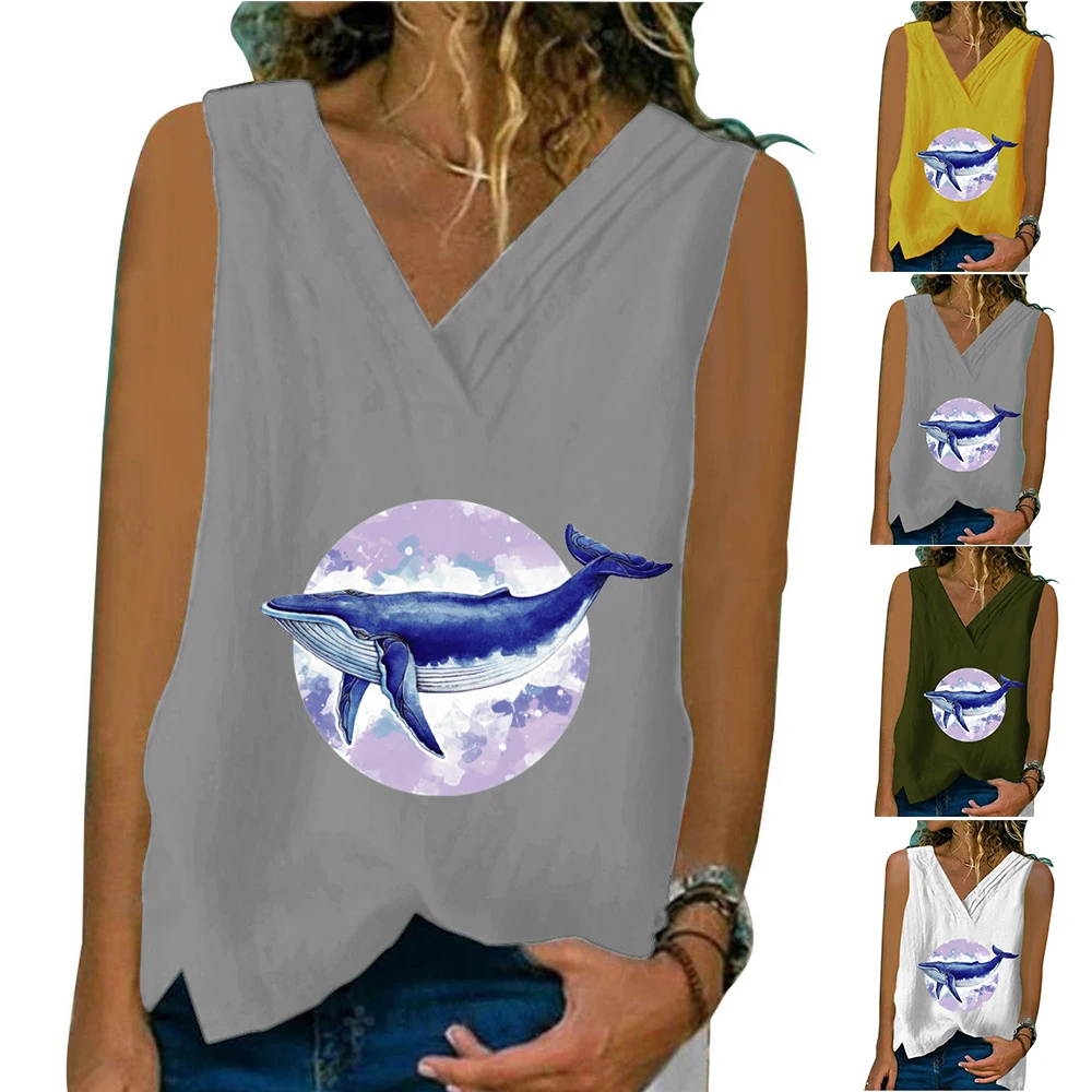 

Женские свободные на бретелях модное нарядное платье без рукавов в стиле Харадзюку, жилетка жилет с треугольным вырезом с принтом летних по...