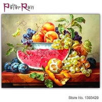 diamond painting fruit bowl pictur full embroidery round rhinestones mural crystal cross stitch square mosaic sticker home decor