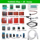 USB-программатор TL866II Plus с поддержкой 15000 + IC SPI Flash NAND EEPROM MCU PIC AVR, замена TL866A TL866CS + Адаптеры 25 шт.
