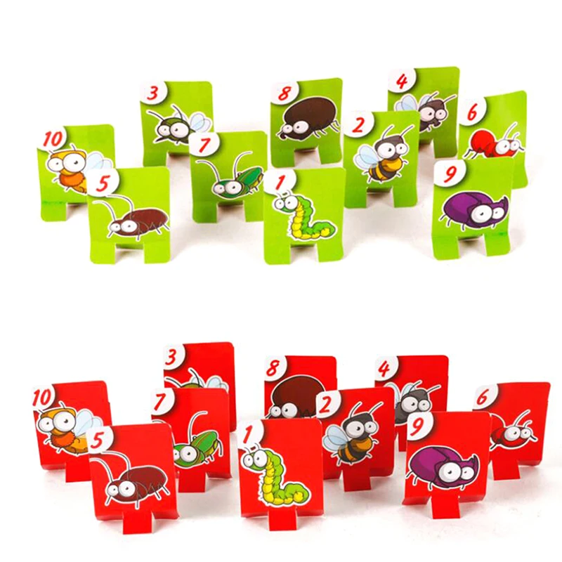 26pcs/set Chameleon Lizard Mask Wagging Tongue Lick Cards Board Game for Children Family Party Toys Funny Desktop | Игрушки и хобби