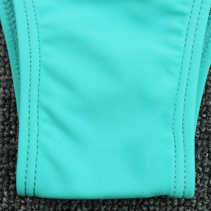 

Sexy Bikini Set 2021 High Cut Swimsuit Women Color Patchwork Swimwear Female V-Neck Bathing Suit Summer Biquini Beach Wear New