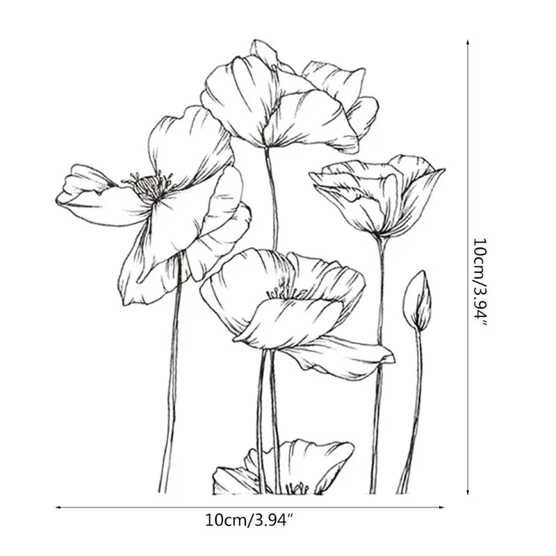 

Lotus Flower Silicone Clear Seal Stamp DIY Scrapbooking Embossing Photo Album Decorative Paper Card