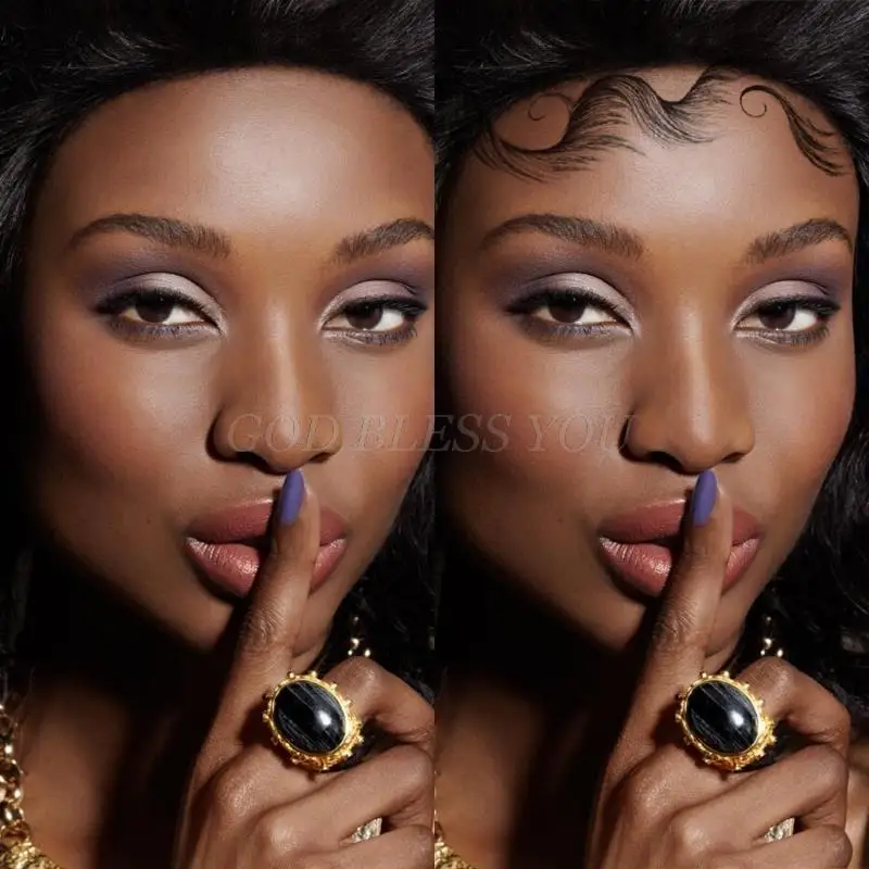 Наклейки-татуировки для волос временная татуировка сделай сам | Красота и