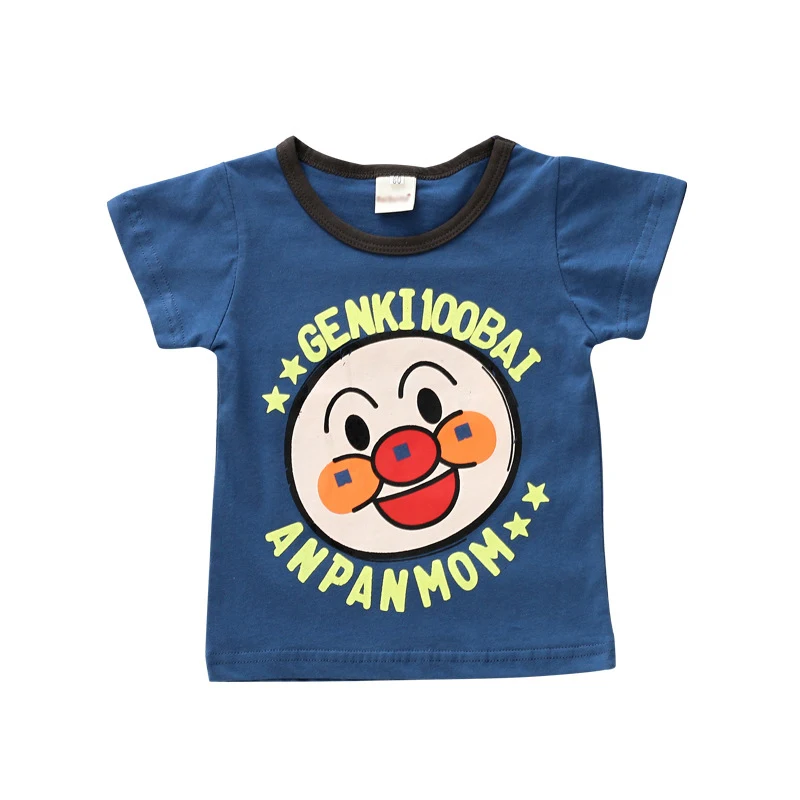 Anpanman/Новая летняя футболка для детей детские футболки с рисунком маленьких