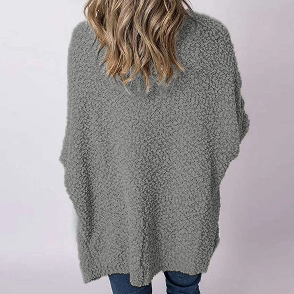 2019 осенне зимний модный женский кардиган из искусственного меха длинная верхняя