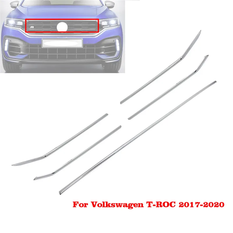 17 19 для Volkswagen VW T Roc автомобильный передний капот средняя Заготовка решетка