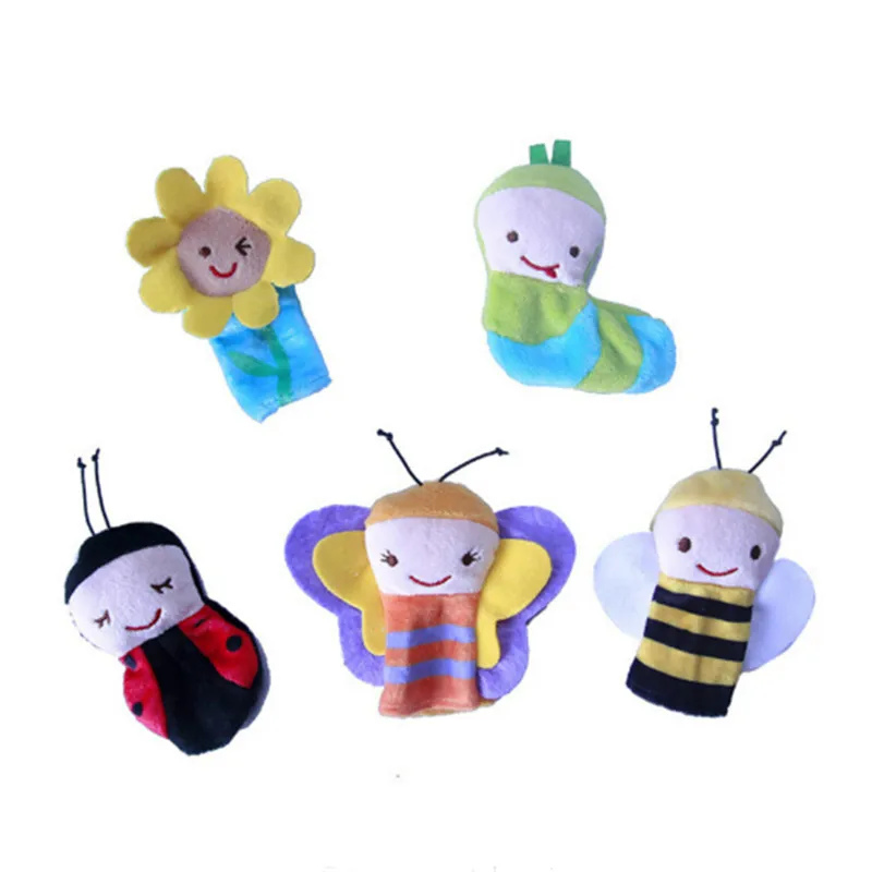 5 шт. рот рука кукла плюшевая игрушка Детские подарки перед сном пальчиковые