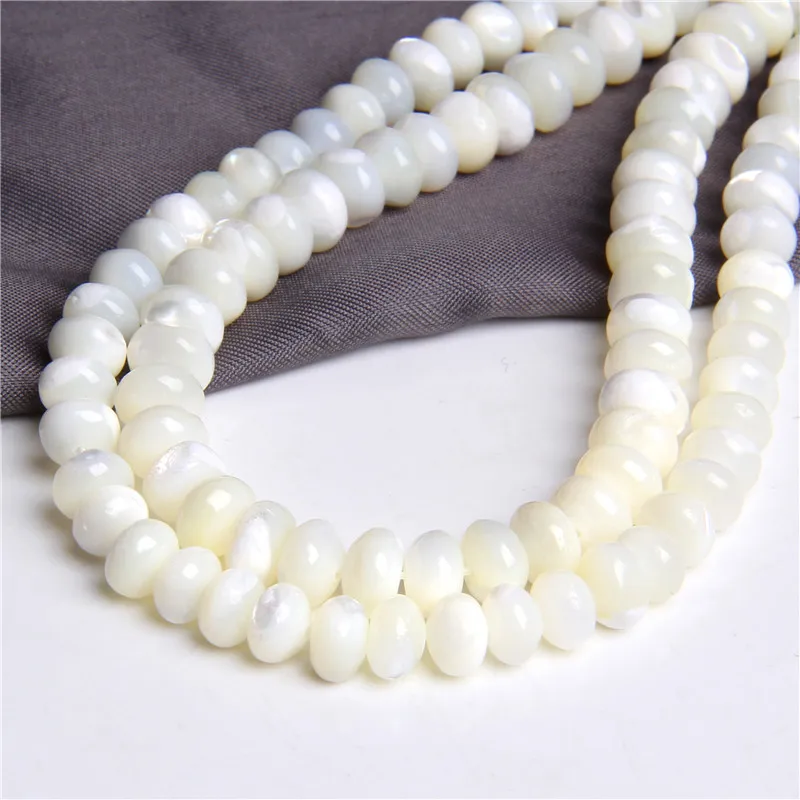 Натуральный белый трохус в форме колеса круглые бусины для изготовления