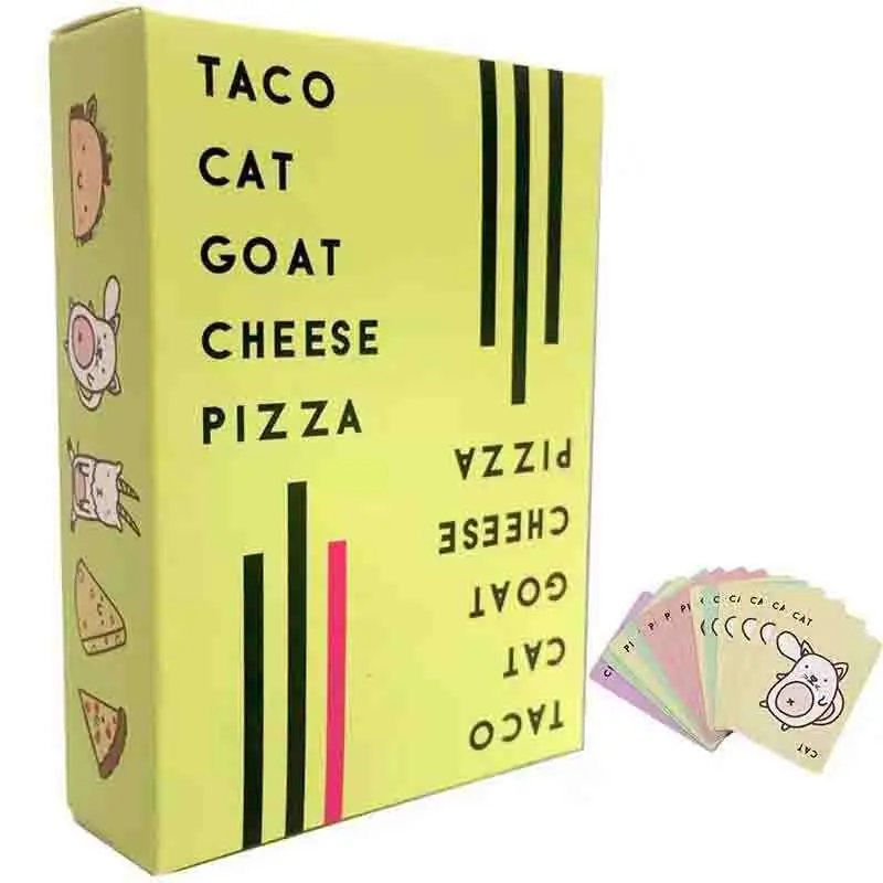 Игра Taco Cat с козьим сыром пицца для семейной игры забавная игра|Настольные игры| |