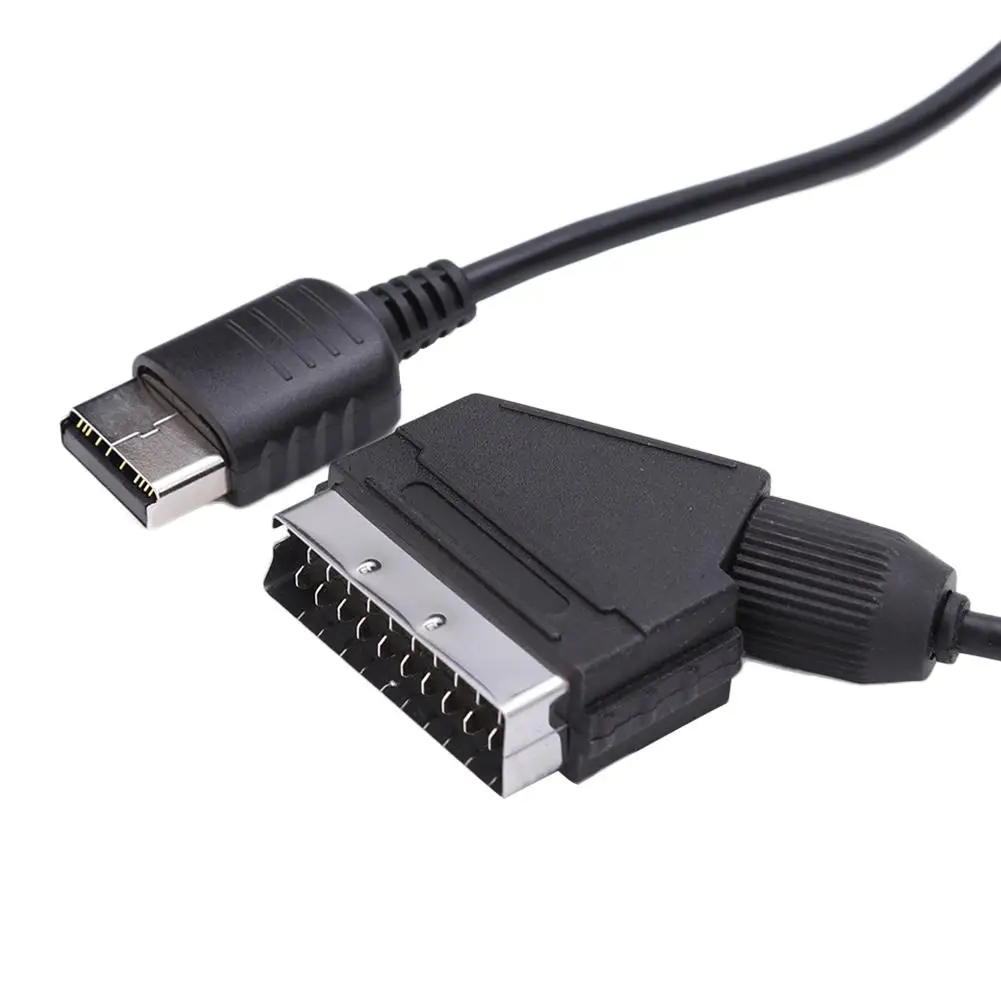 Кабель Scart RGB 1 8 м кабель SCART TV AV Lead Real Cable игровой сменный соединительный 6 футов для