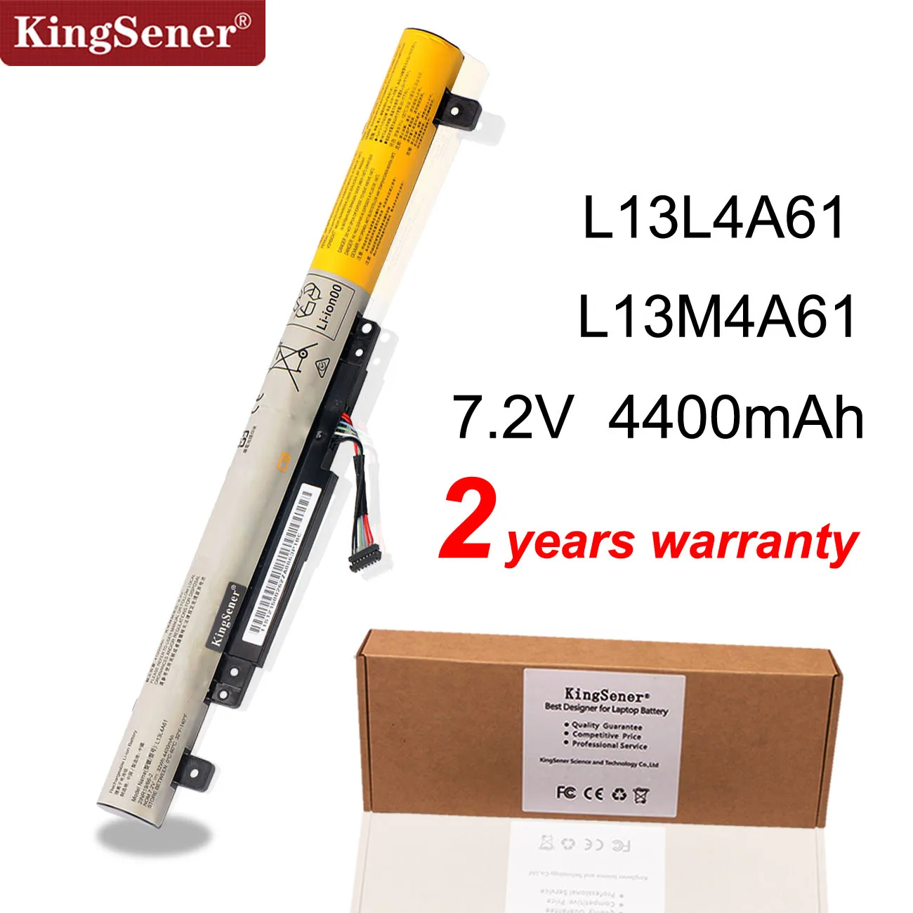 Аккумулятор KingSener L13L4A61 для Lenovo IdeaPad Flex2 14 15 дюймов Flex 2 14D 15D L13S4A61 L13L4E61 L13M4A61