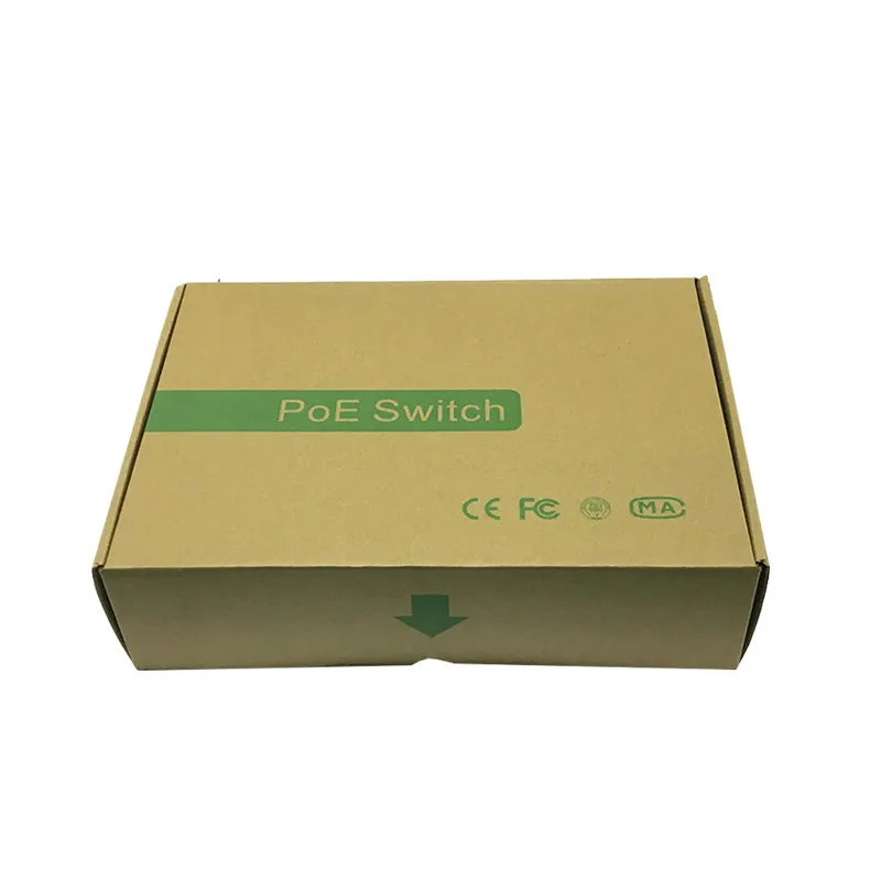 9-портовый гигабитный poe коммутатор 100 Мбит/с IEEE802.3af/at активный POE 8-портовый 50 в 1000 А