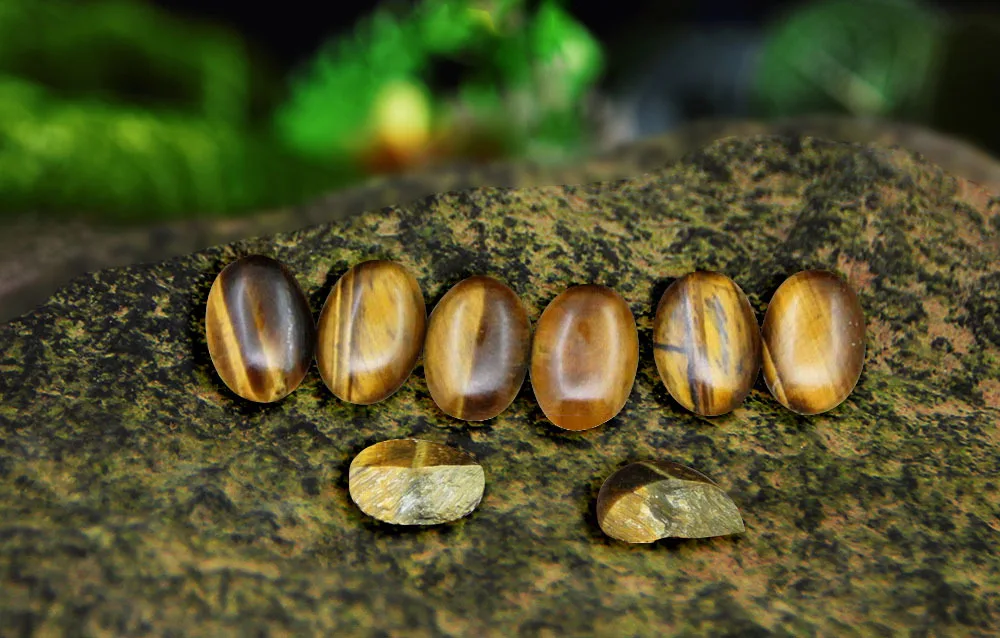 Ожерелье продолговатое из натурального камня 7 чакр для женщин античное