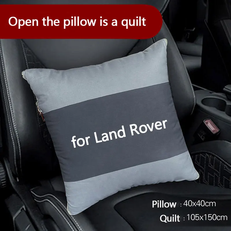 

Автомобильная подушка для Land Rover Range Rover Sport Evoque Freelander2, стеганая подушка двойного назначения, подушка на талию, кондиционер, диван, одеяло для ...