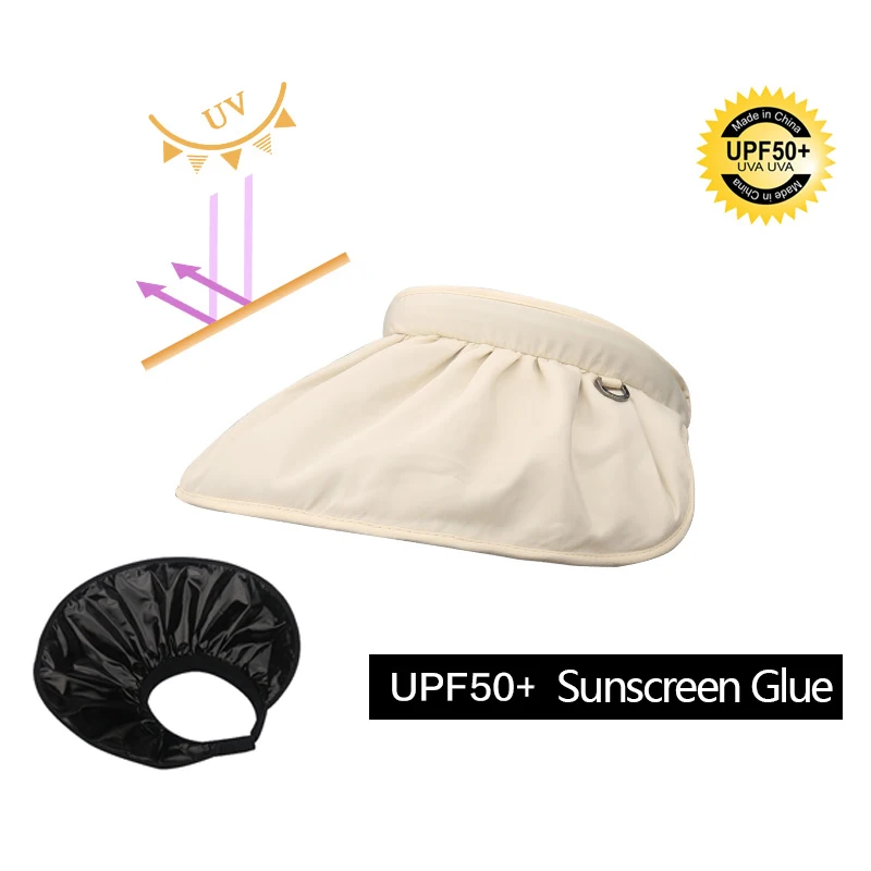 Складной зажим для волос шляпа солнца летом Многофункциональный Для женщин и
