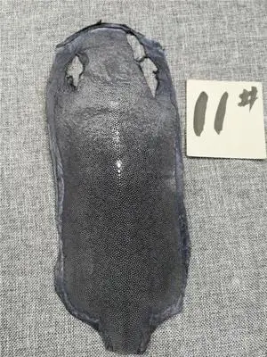 Синий 1 шт., черная настоящая кожа ската, кожа, черная кожа, толщина около 1,1 мм - Цвет: Синий