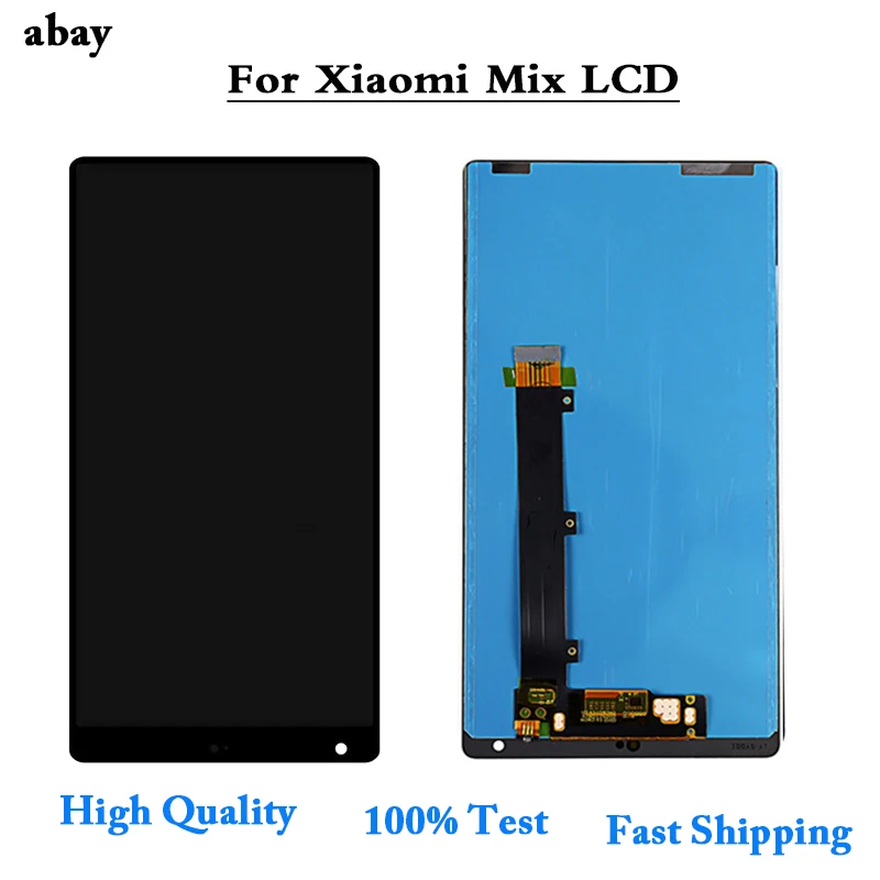 Черный/белый жк дисплей для Xiaomi Mi Mix дигитайзер сенсорного экрана в сборе с рамкой