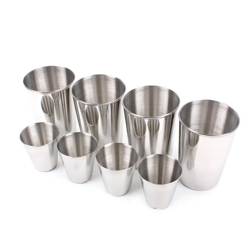 8 шт./компл. чашки для пикника с сумкой для переноски 304 нержавеющая сталь барбекю кемпинг термос набор костюм для вина вода пива кофе портативный