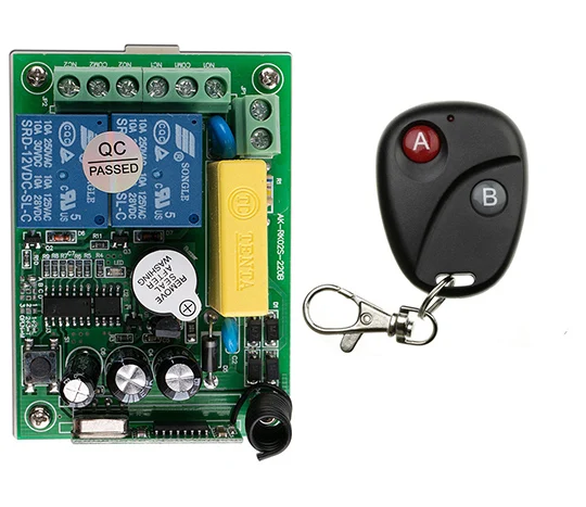 AC 220 V 2CH 10A реле RF беспроводной пульт дистанционного управления Переключатель