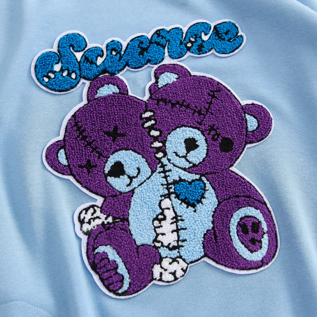 

ATSUNNY American Street Retro Bear Print Polo Zipper Sweatshirts Hoodies Streetwear Mens Hip Hop Harajuku Casual Sweat Tops