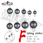 WALK FISH 5 шт. рыболовные грузила свинцового Крючка 2 г-21 г джиг головка свинцовая глубоководная пуля Мягкая приманка рыболовные аксессуары