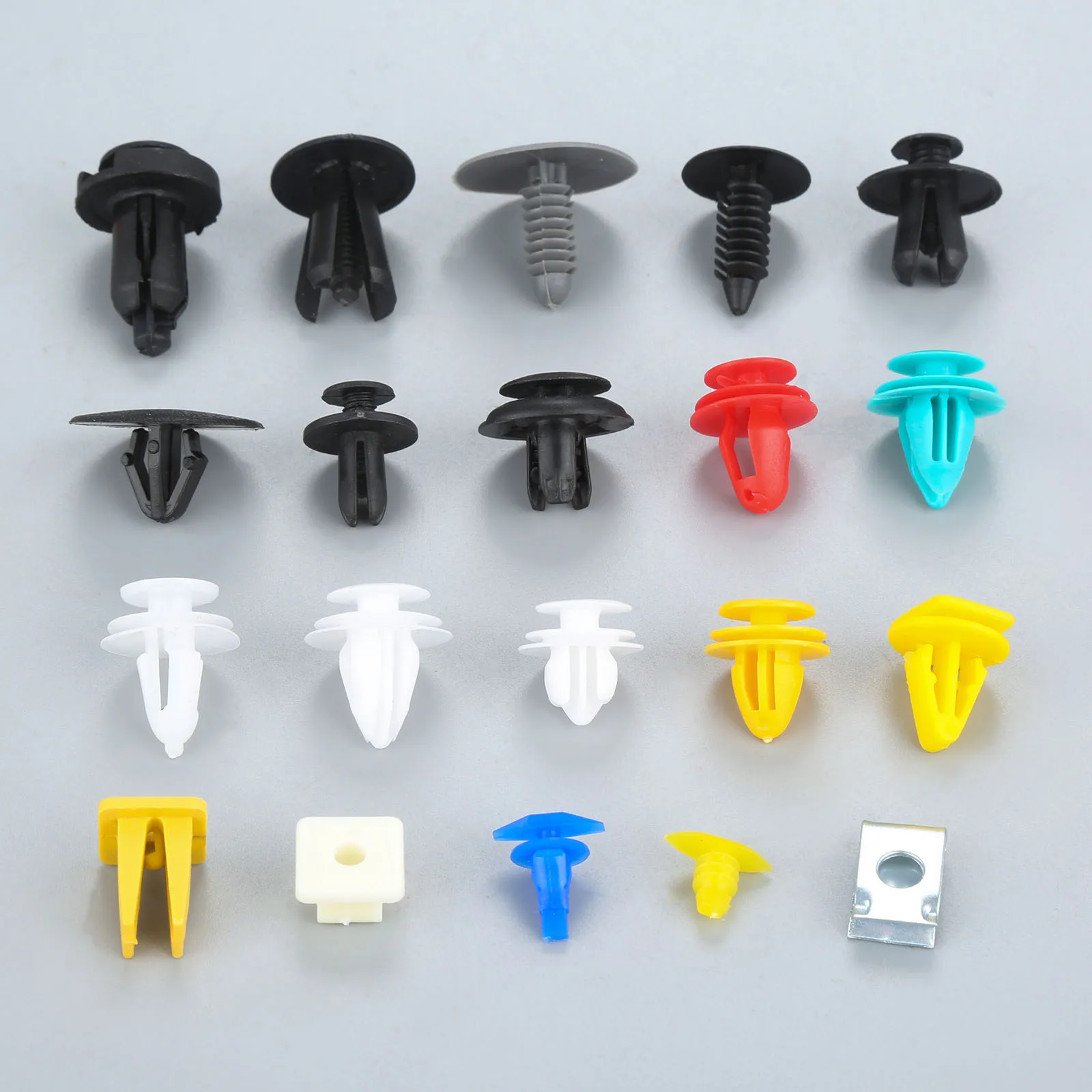 200 шт. 20 видов универсальные фиксаторы для дверных бамперов и панелей | Автомобили