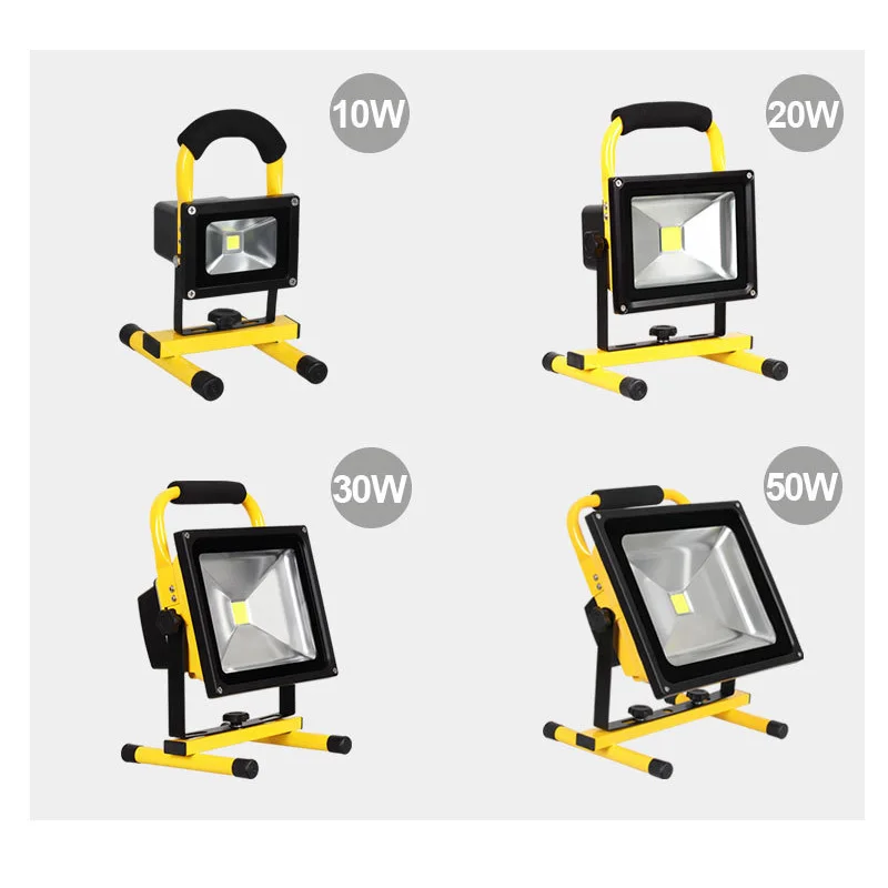 

Strong Light Floodlight Charging Outdoor Camping Lamp Waterproof Charging Floodlight Night Market Home Portable Emergency