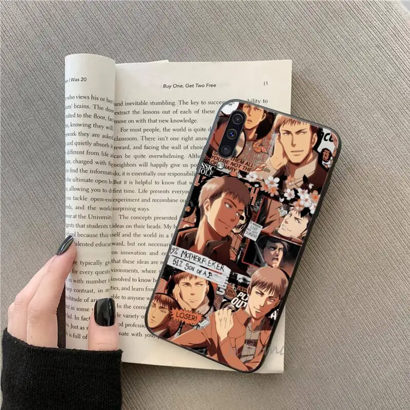 

Attack on Titan Eren Mikasa Levi Samsung galaxy S note 7 8 9 10 20 fe edge A 6 10 20 30 50 51 70 lite plus Soft Silicone