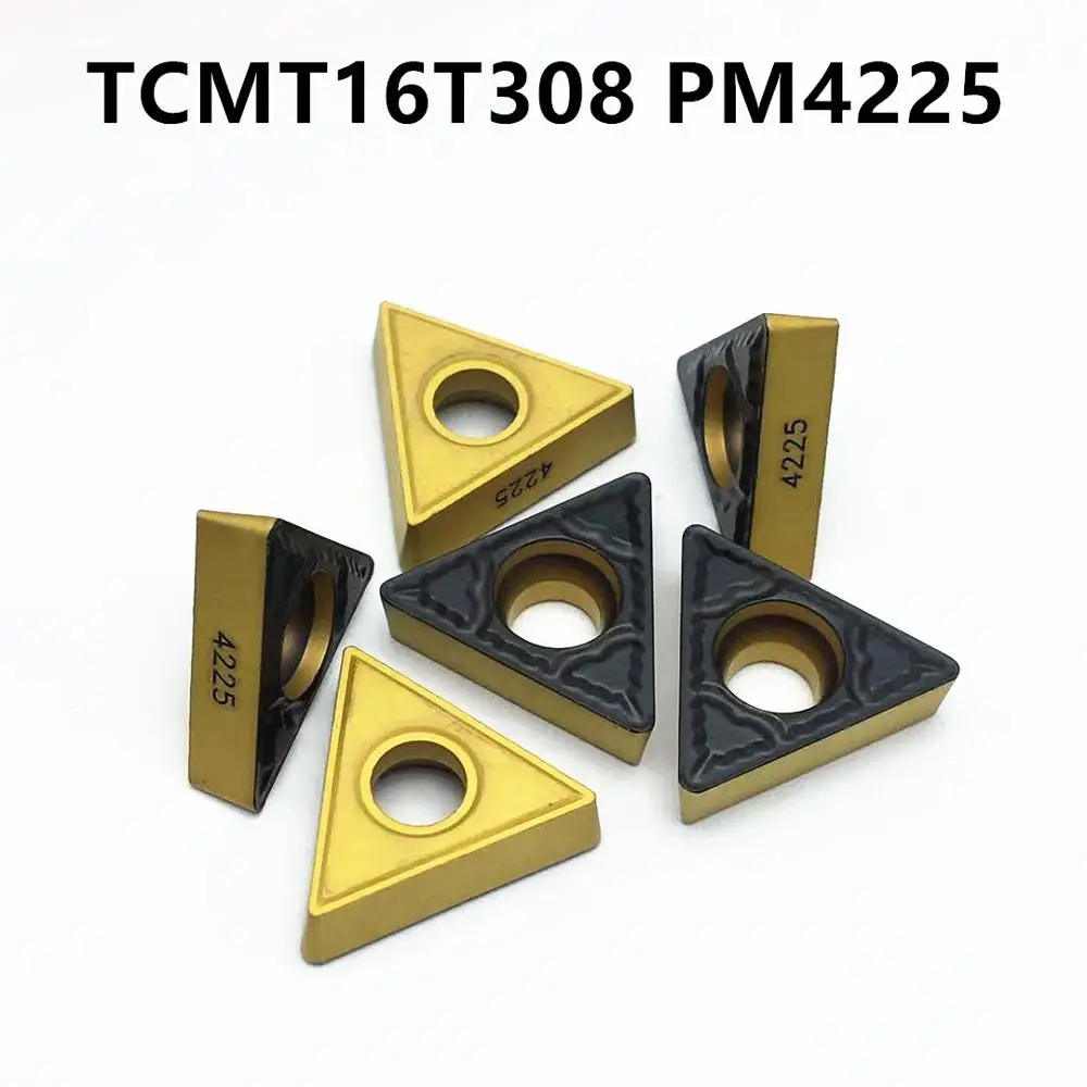 

10 шт., карбидные токарные инструменты TCMT16T308 PM 4225 TCMT16T308 PM4225