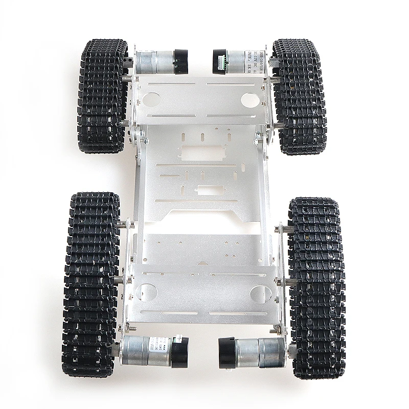 SZDOIT TS400 большой металлический 4WD Робот Танк шасси комплект гусеничный